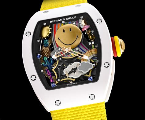 richard mille bracelet jaune prix